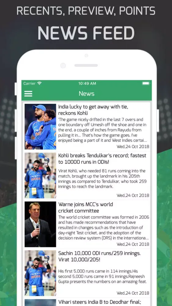OneCricket - IPL 2019 Live应用截图