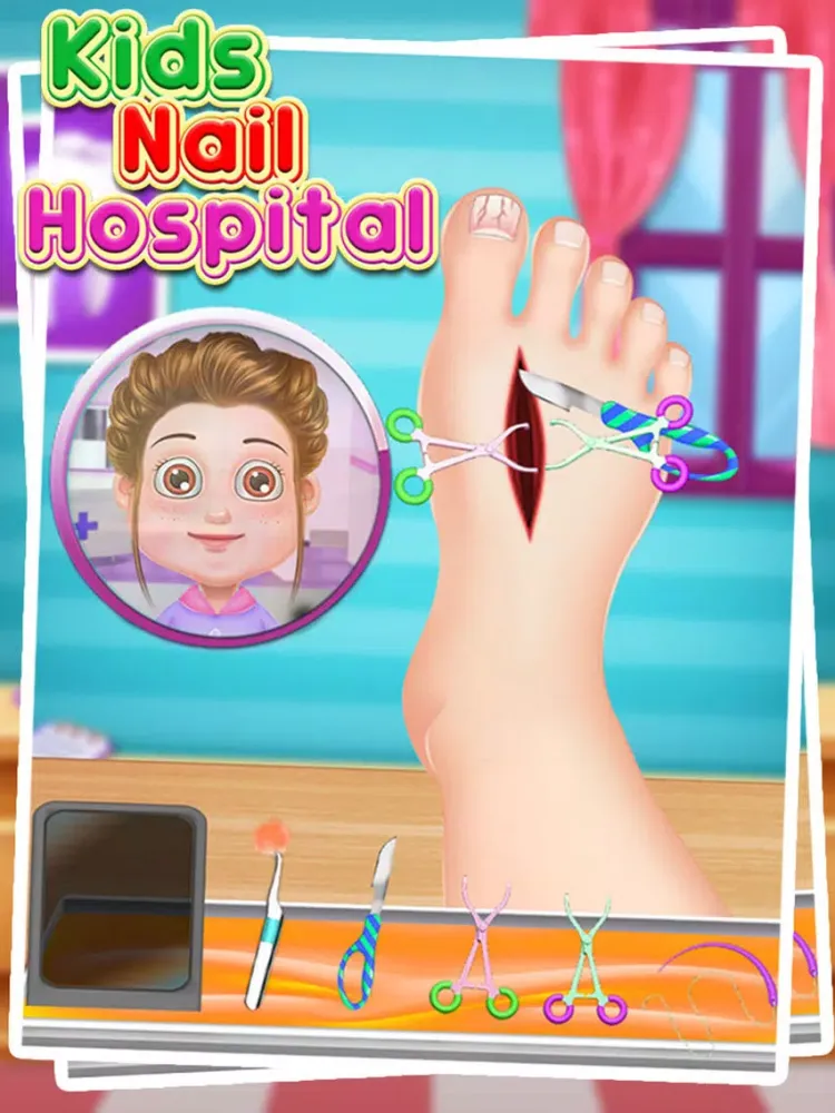 ภาพหน้าจอของ Kids Nail Hospital iPad 
