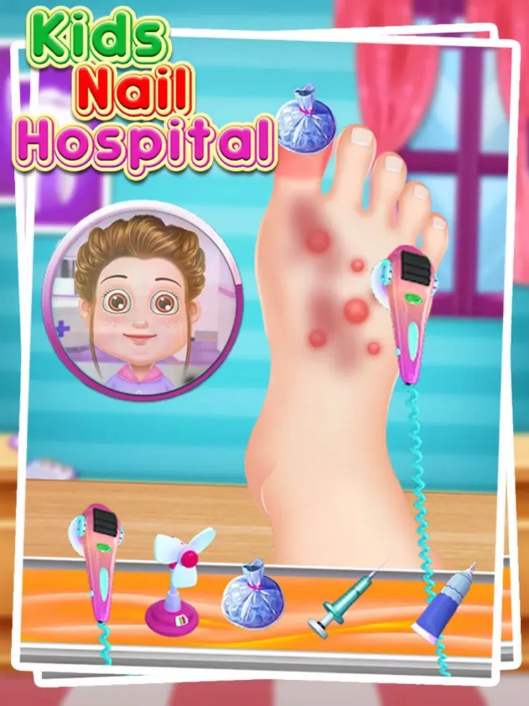 ภาพหน้าจอของ Kids Nail Hospital iPad 
