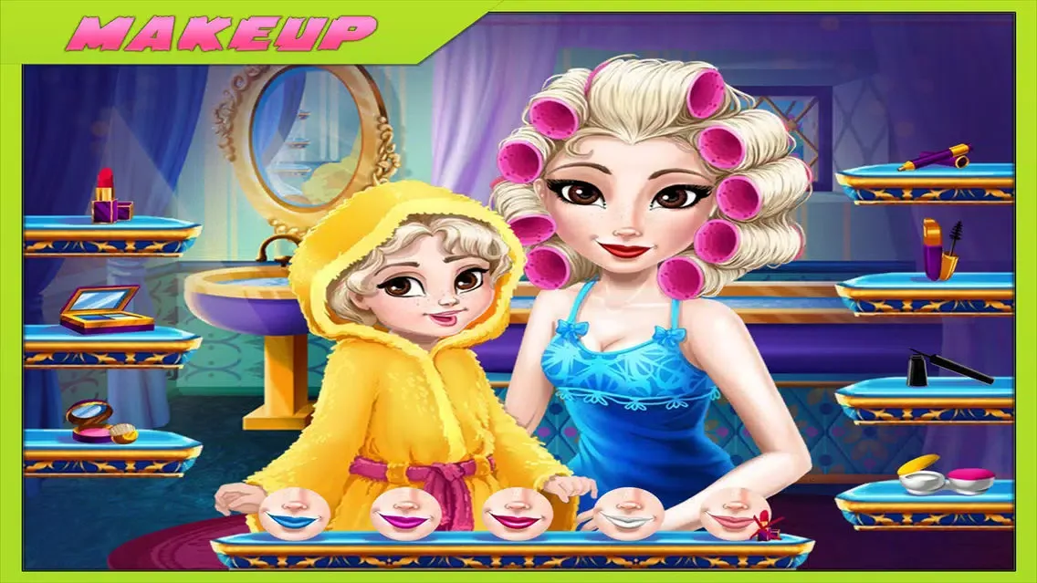 Mommy and Me Makeup Salon - Makeover games for Mommy and Girls Screenshots