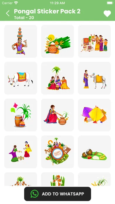 Pongal Stickers - WAStickers應用截圖