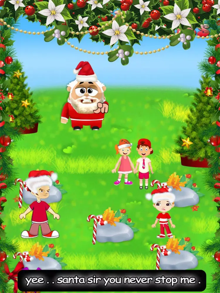 صور Santa Cheeting Kiss iPad 