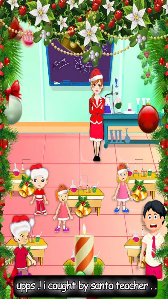 صور Santa Cheeting Kiss