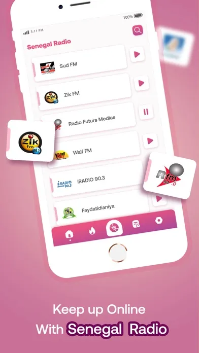 Captures d'écran de Senegal Radio Motivation