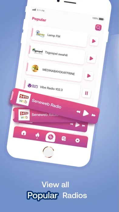 Captures d'écran de Senegal Radio Motivation