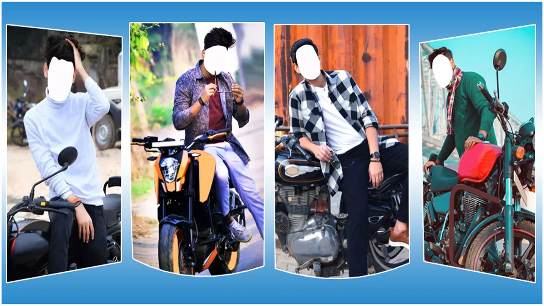 Men Bike Photo Frames HD Screenshots