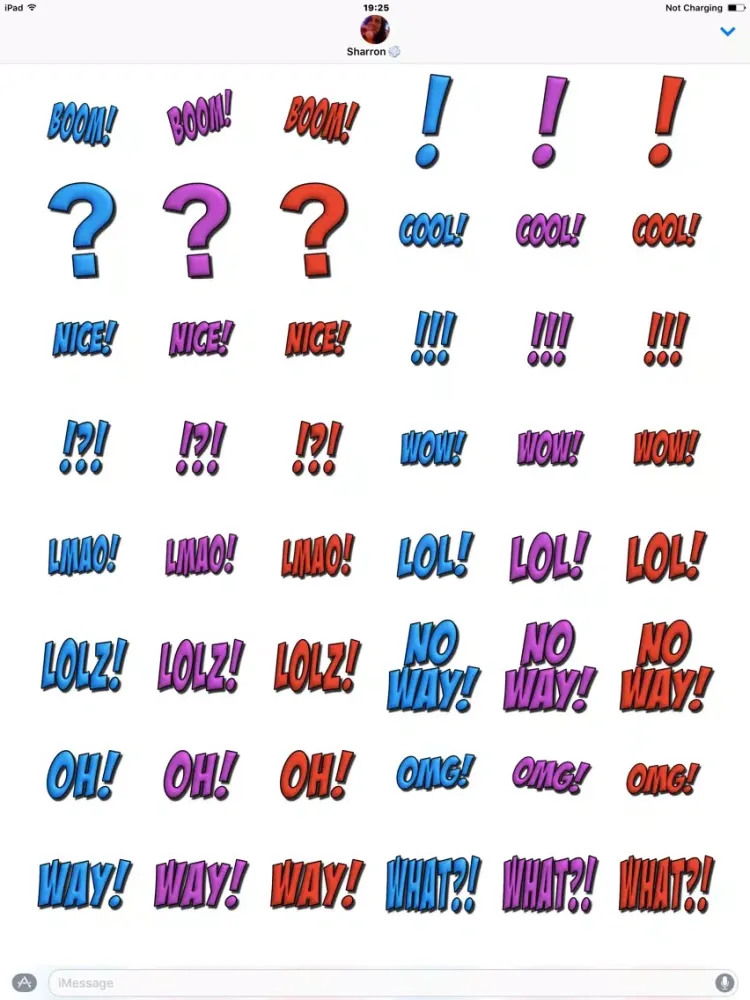 Exclamations! iPad Screenshots