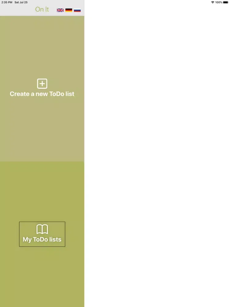OnIt: To-Do lists & Tasks iPad  Screenshots