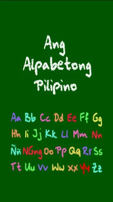 Capturas de tela do Ang Alpabetong Pilipino Free