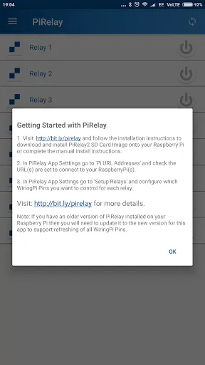 Raspberry Pi Relay - GPIO Cont Ekran Görüntüleri