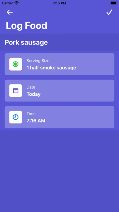 Nutrient Logger Screenshots