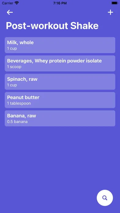 Nutrient Logger Screenshots