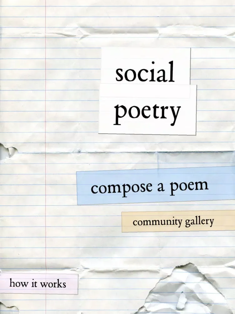 Zrzuty ekranu Social Poetry iPad 