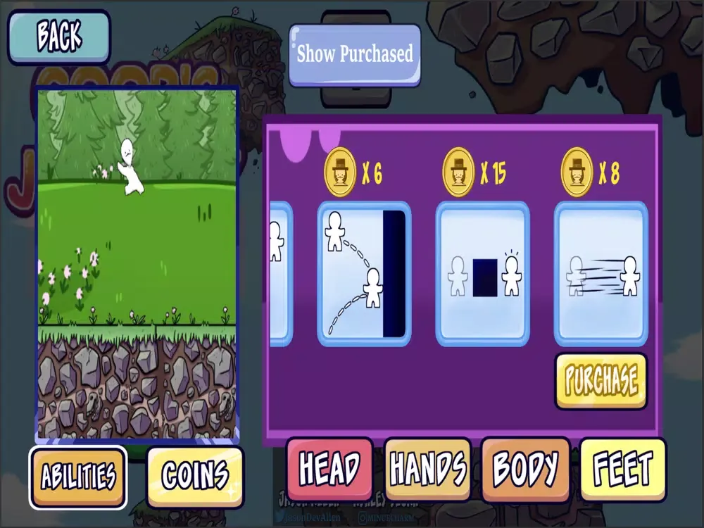 Capturas de tela do Goob's Journey iPad 