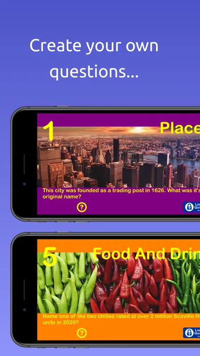 Zrzuty ekranu Lockdown Quiz Maker