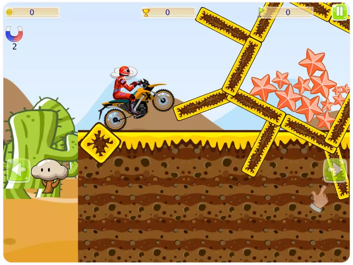 Tangkapan layar Ben Motorcycles jungle Racing iPad 