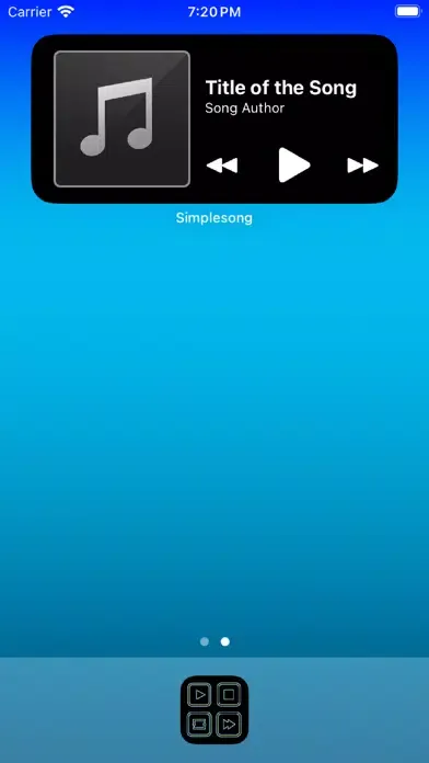 تصاویر Simplesong Widgets