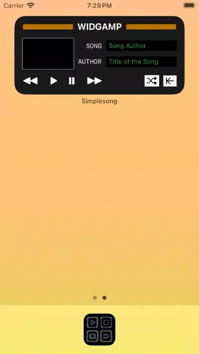 تصاویر Simplesong Widgets