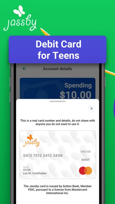 تصاویر Jassby: Debit Card for Teens