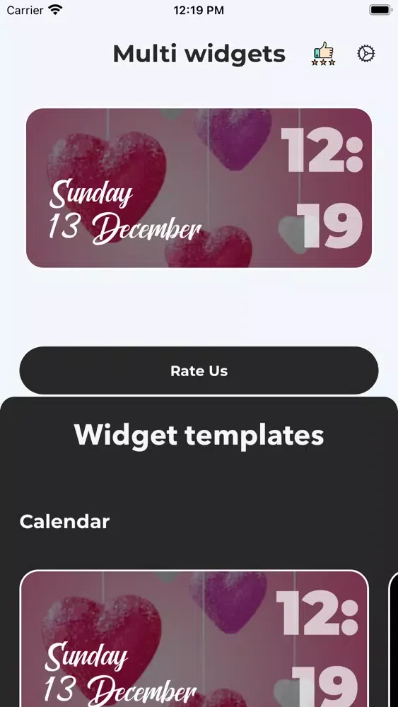 Tangkapan layar Widgety - Mobile Widgets