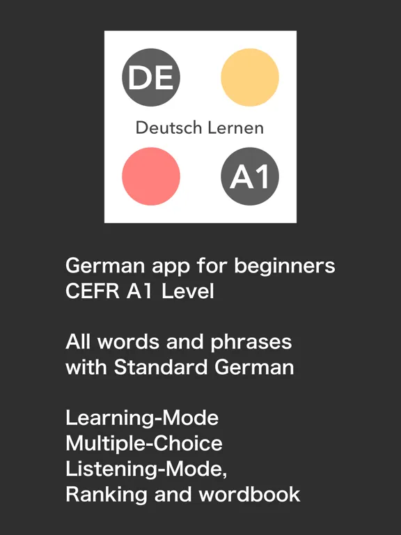 Zrzuty ekranu Basic German Vocabulary iPad 