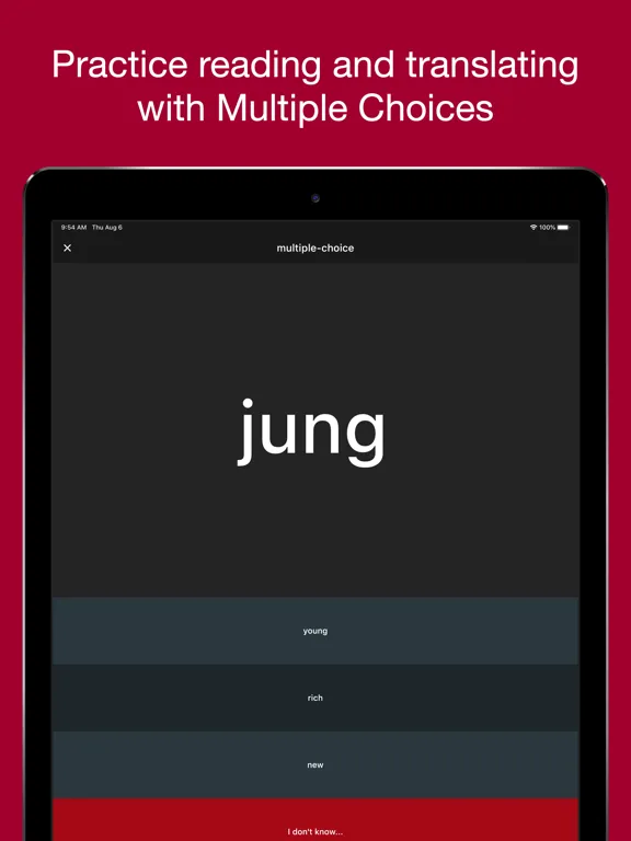 Zrzuty ekranu Basic German Vocabulary iPad 