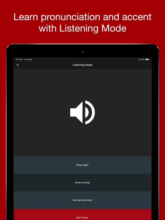 Zrzuty ekranu Basic German Vocabulary iPad 