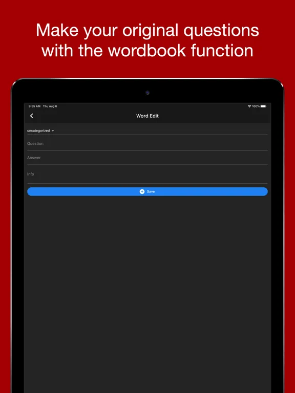 Zrzuty ekranu Basic German Vocabulary iPad 