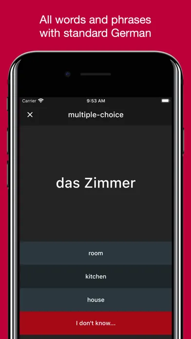 Zrzuty ekranu Basic German Vocabulary