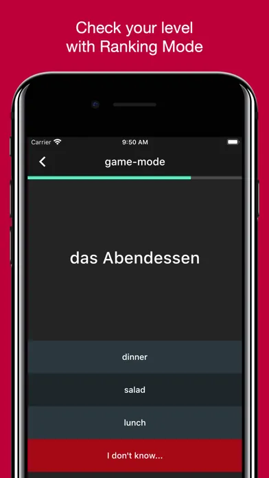 Zrzuty ekranu Basic German Vocabulary