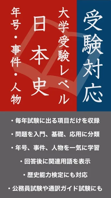 毎年試験に出る日本史 - 年号・事件・人物 স্ক্রিনশট