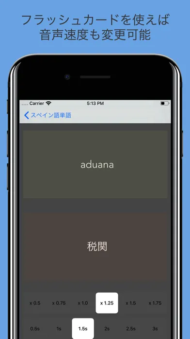 ภาพหน้าจอของ スペイン語 単語