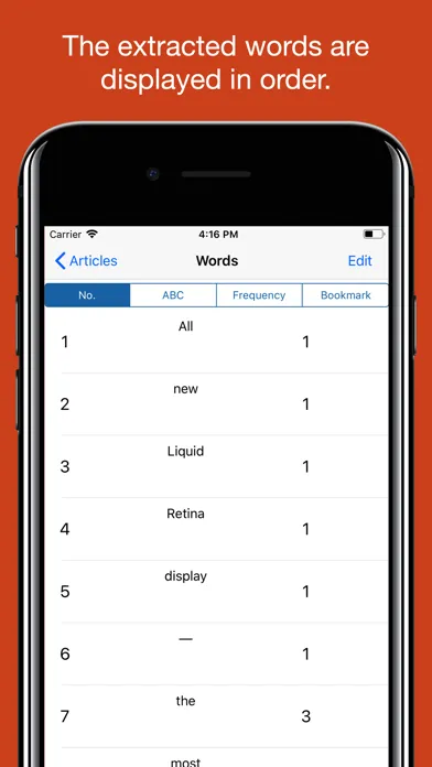Words Extraction to translate Screenshots