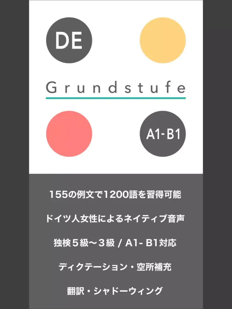 Скриншоты ドイツ語 基本例文 155 / A1 - B1 iPad 