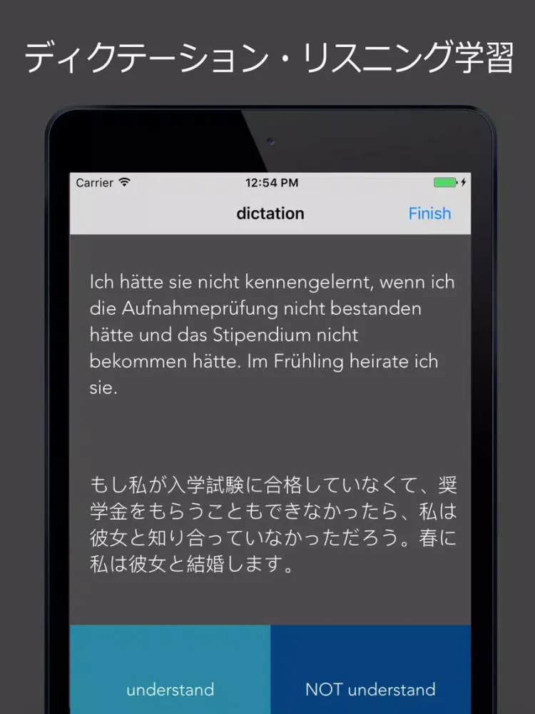 Скриншоты ドイツ語 基本例文 155 / A1 - B1 iPad 