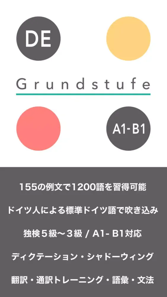 Скриншоты ドイツ語 基本例文 155 / A1 - B1
