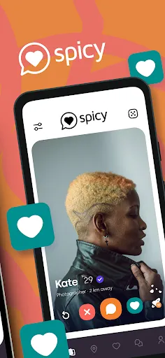 Tangkapan layar SPICY - Lesbian chat & dating