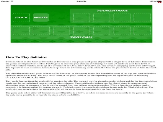 Скриншоты Pocket Solitaire. Best Solitaire Game. iPad 