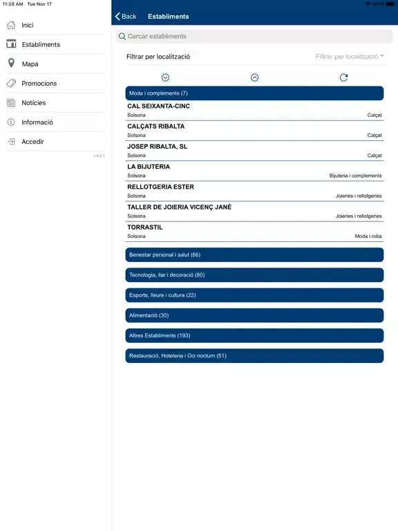 Скриншоты Fidelització Solsona iPad 
