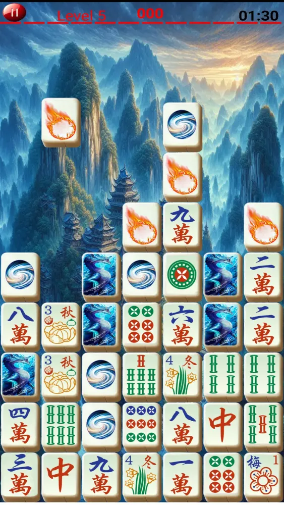Falling Mahjong Pairs Screenshots