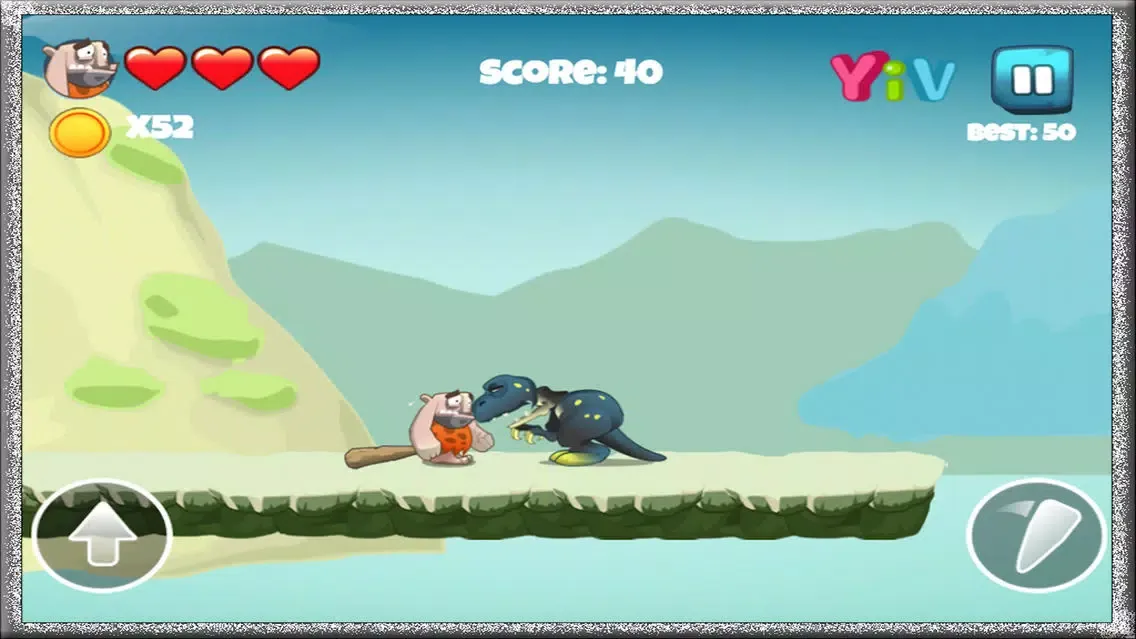 Captures d'écran de Adventure Running Game Cave man