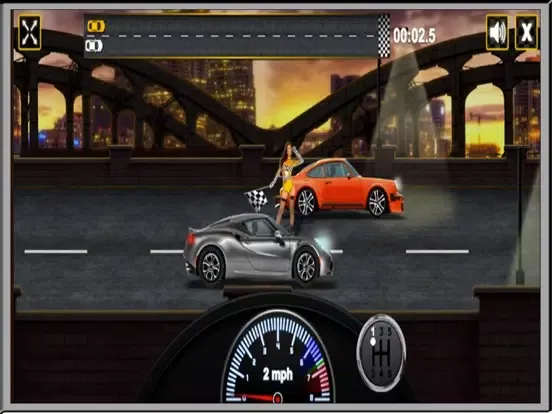 Racing Gear less Car iPad  Screenshots