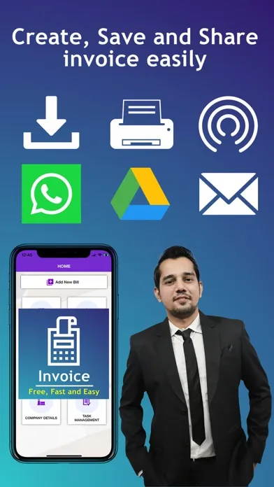 تصاویر Easy Fast Invoice
