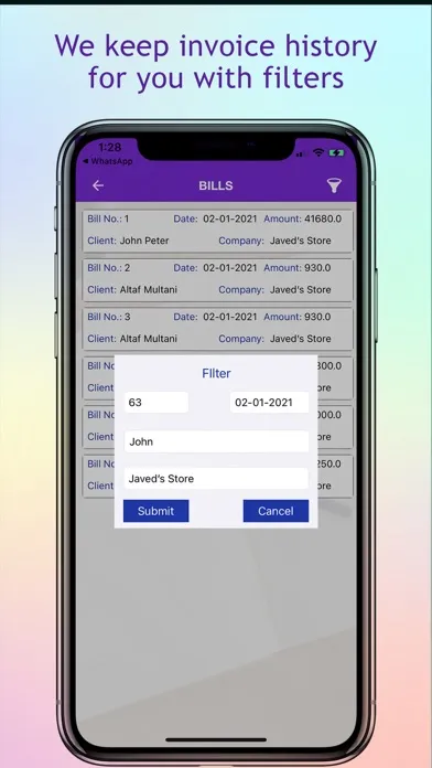 تصاویر Easy Fast Invoice