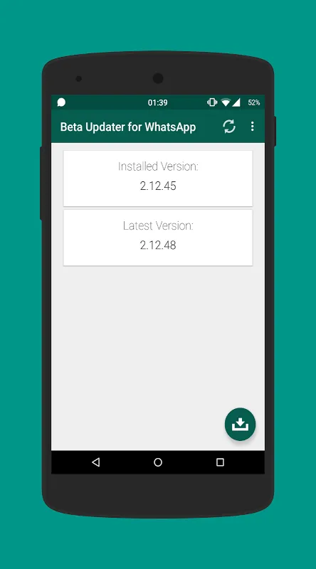 Beta Updater for WhatsApp Screenshots