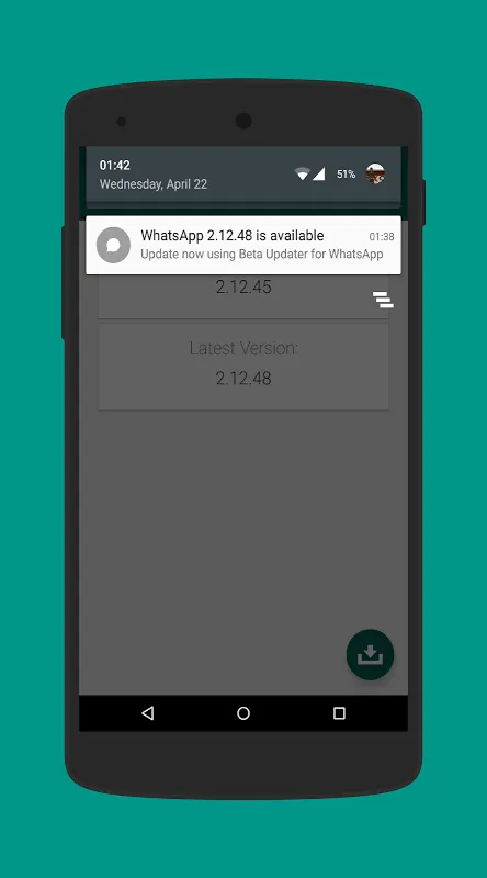 Beta Updater for WhatsApp Screenshots