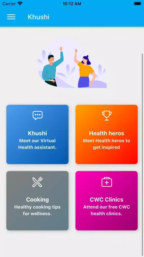 Tangkapan skrin Khushi CWC