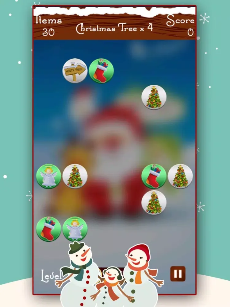 Captures d'écran de A Big Christmas Tap Puzzle Game - Match and Pop the Holiday Season Pics iPad 