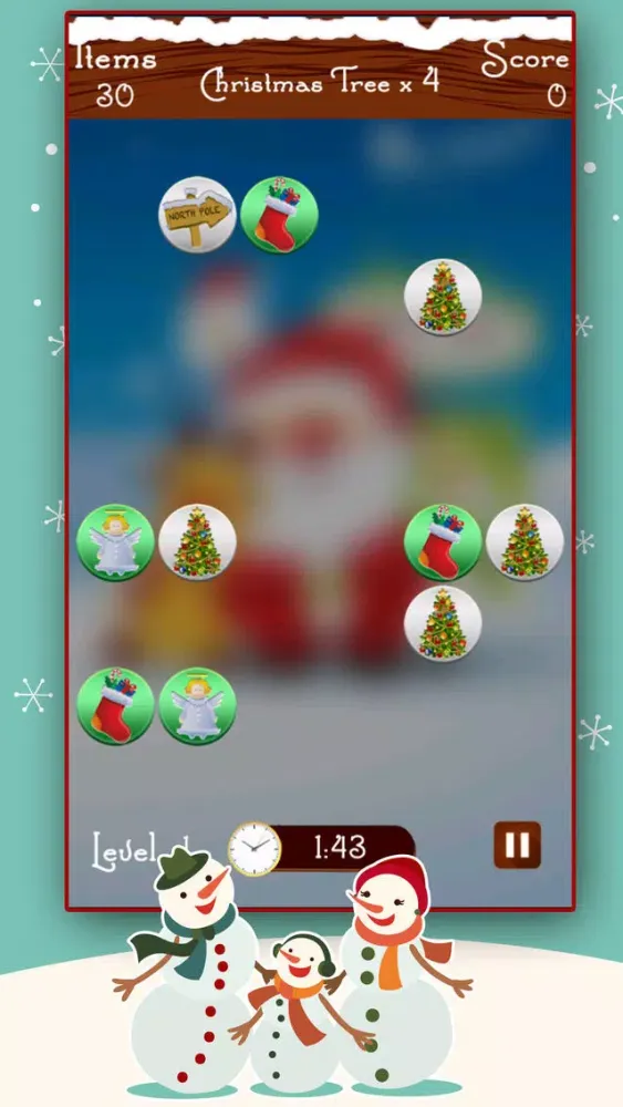 Captures d'écran de A Big Christmas Tap Puzzle Game - Match and Pop the Holiday Season Pics