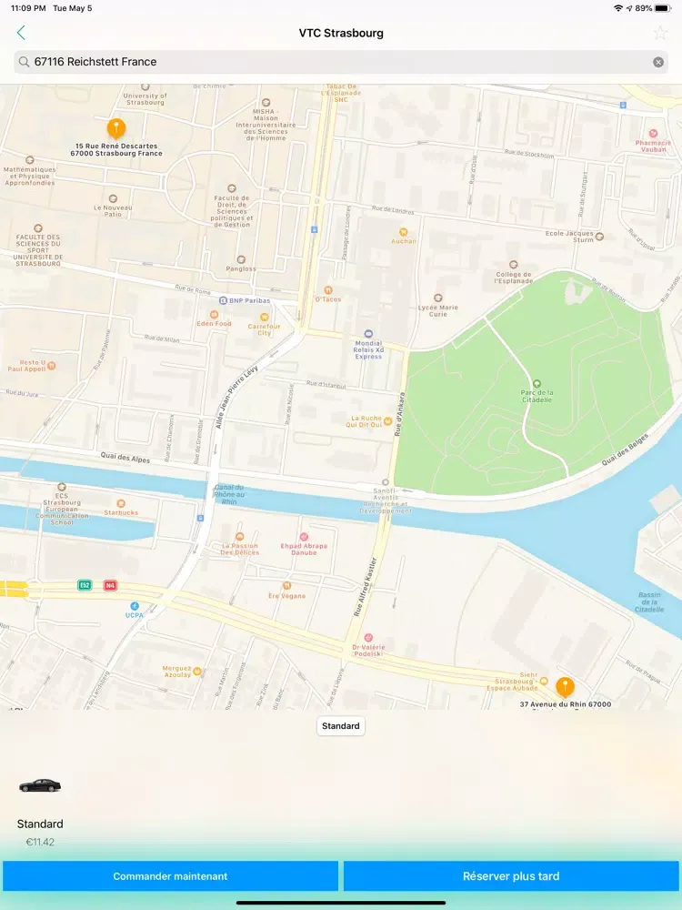 Capturas de pantalla de VTC Strasbourg iPad 